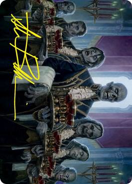 Dying to Serve Art Card (Gold-Stamped Signature) (32) [Innistrad: Crimson Vow Art Series]