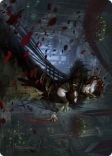 Falkenrath Forebear Art Card (33) [Innistrad: Crimson Vow Art Series]