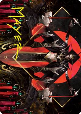 Gift of Fangs Art Card (Gold-Stamped Signature) (34) [Innistrad: Crimson Vow Art Series]