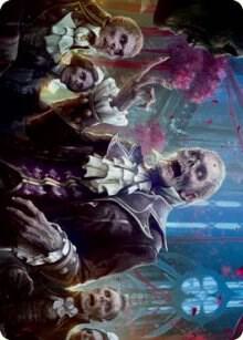 Undead Butler Art Card (37) [Innistrad: Crimson Vow Art Series]