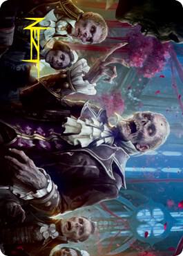 Undead Butler Art Card (Gold-Stamped Signature) (37) [Innistrad: Crimson Vow Art Series]