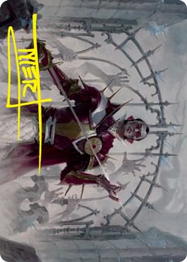 Cemetery Gatekeeper Art Card (Gold-Stamped Signature) (39) [Innistrad: Crimson Vow Art Series]