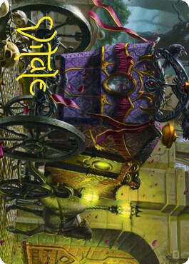 Honeymoon Hearse Art Card (Gold-Stamped Signature) (45) [Innistrad: Crimson Vow Art Series]