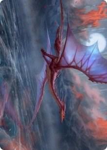 Manaform Hellkite Art Card (46) [Innistrad: Crimson Vow Art Series]