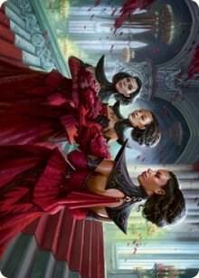Olivia's Attendants Art Card (47) [Innistrad: Crimson Vow Art Series]