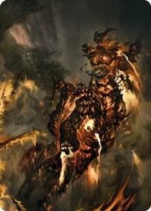 Pyre Spawn Art Card (48) [Innistrad: Crimson Vow Art Series]