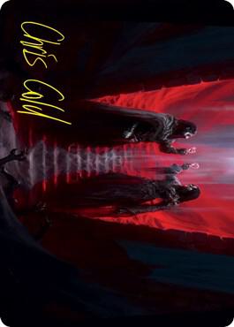 Vampires' Vengeance Art Card (Gold-Stamped Signature) (49) [Innistrad: Crimson Vow Art Series]