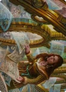 Cartographer's Survey Art Card (51) [Innistrad: Crimson Vow Art Series]