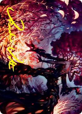 Splendid Reclamation Art Card (Gold-Stamped Signature) (55) [Innistrad: Crimson Vow Art Series]