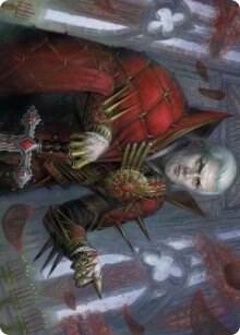 Edgar, Charmed Groom (59/81) Art Card [Innistrad: Crimson Vow Art Series]