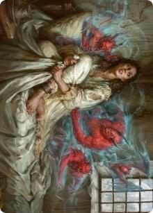 Eruth, Tormented Prophet Art Card (61) [Innistrad: Crimson Vow Art Series]