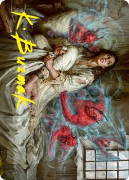 Eruth, Tormented Prophet Art Card (Gold-Stamped Signature) (61) [Innistrad: Crimson Vow Art Series]