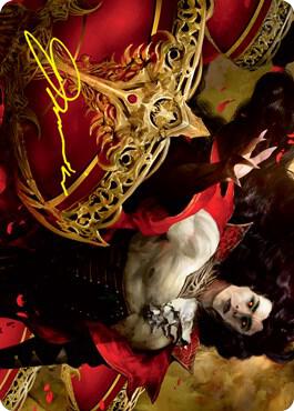 Bloodvial Purveyor Art Card (Gold-Stamped Signature) (72) [Innistrad: Crimson Vow Art Series]