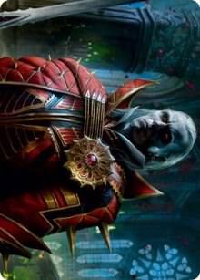 Edgar, Charmed Groom (75/81) Art Card [Innistrad: Crimson Vow Art Series]