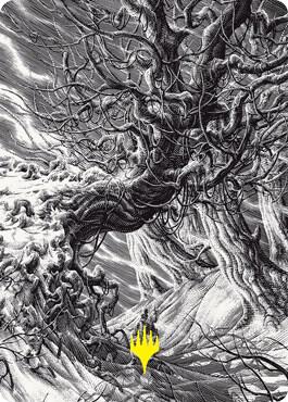 Forest Art Card (Gold-Stamped) (81) [Innistrad: Crimson Vow Art Series]