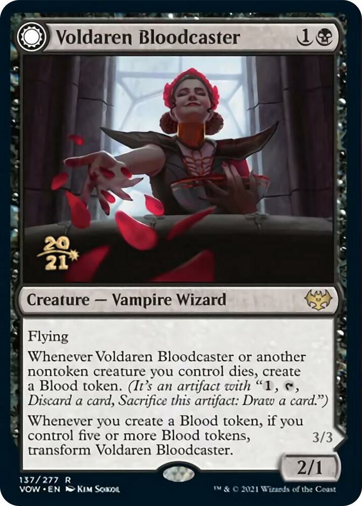 Voldaren Bloodcaster (137) [Prerelease Cards]