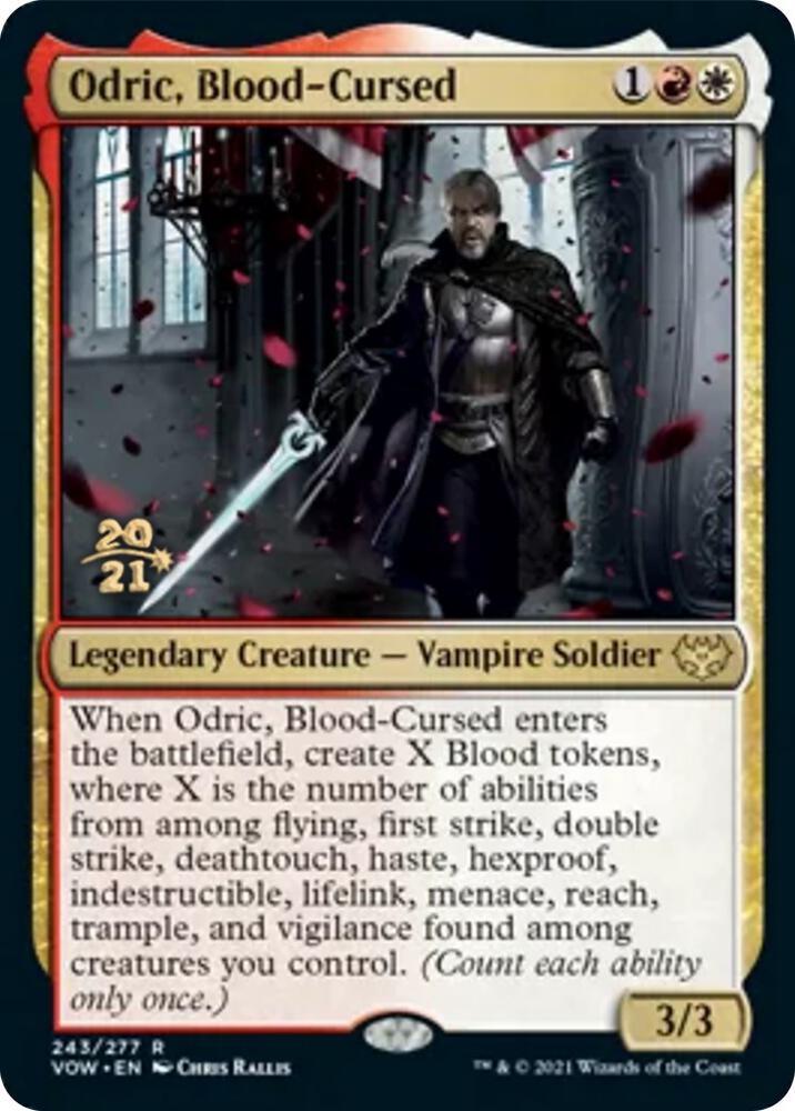 Odric, Blood-Cursed (243) [Prerelease Cards]
