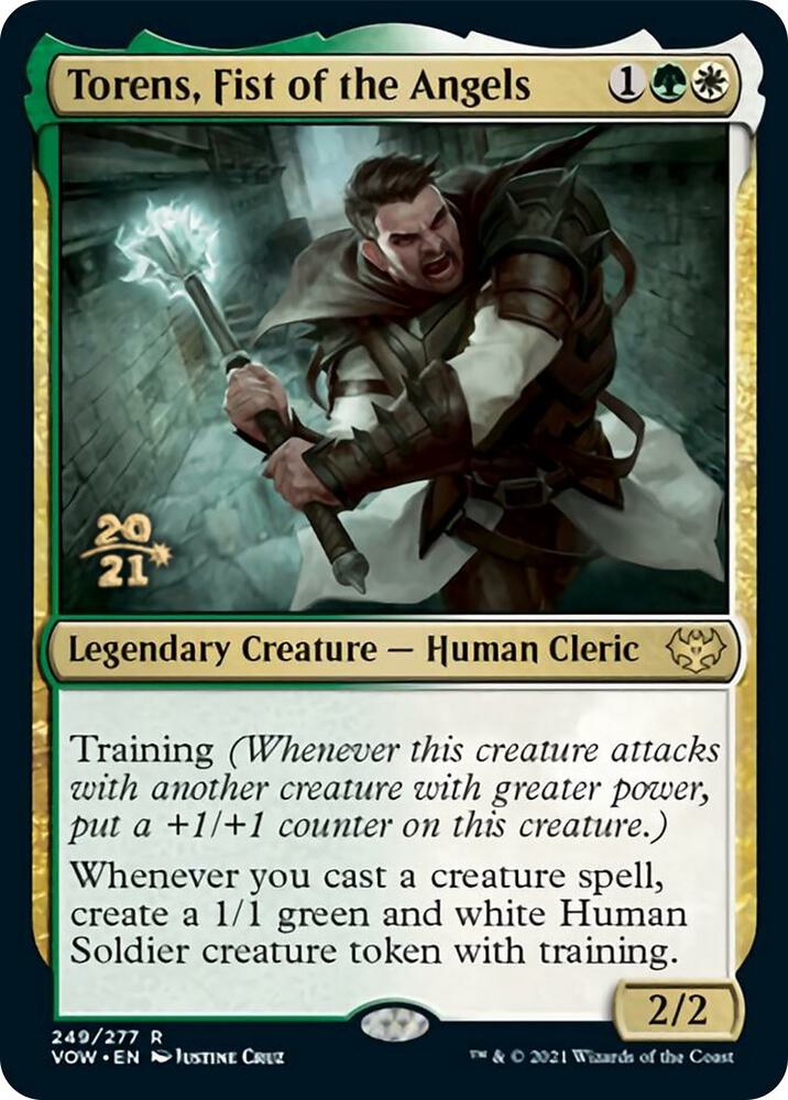 Torens, Fist of the Angels (249) [Prerelease Cards]