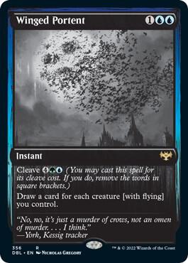 Winged Portent (356) [Innistrad: Double Feature]