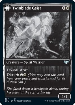 Twinblade Geist (307) [Innistrad: Double Feature]