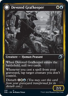 Devoted Grafkeeper (218) [Innistrad: Double Feature]