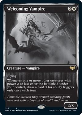 Welcoming Vampire (313) [Innistrad: Double Feature]