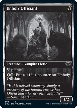 Unholy Officiant (308) [Innistrad: Double Feature]