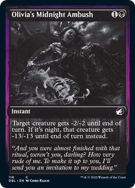 Olivia's Midnight Ambush (118) [Innistrad: Double Feature]