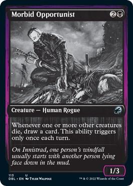 Morbid Opportunist (113) [Innistrad: Double Feature]