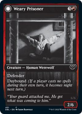 Weary Prisoner (451) [Innistrad: Double Feature]