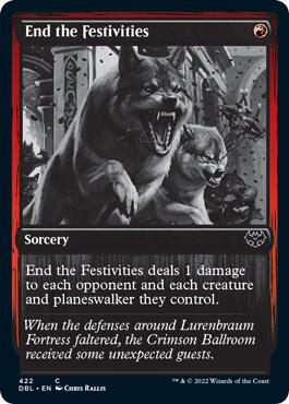 End the Festivities (422) [Innistrad: Double Feature]