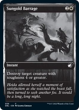 Sungold Barrage (36) [Innistrad: Double Feature]