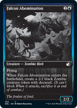 Falcon Abomination (52) [Innistrad: Double Feature]