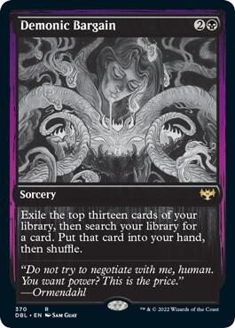 Demonic Bargain (370) [Innistrad: Double Feature]