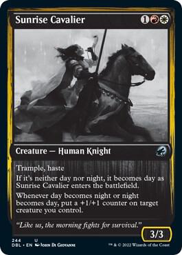 Sunrise Cavalier (244) [Innistrad: Double Feature]