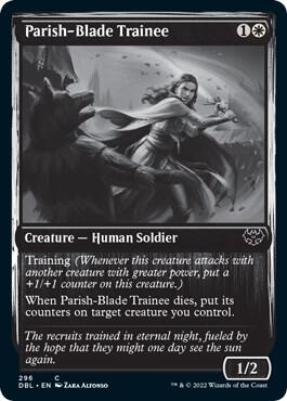 Parish-Blade Trainee (296) [Innistrad: Double Feature]