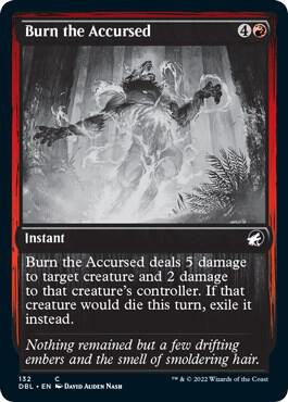 Burn the Accursed (132) [Innistrad: Double Feature]