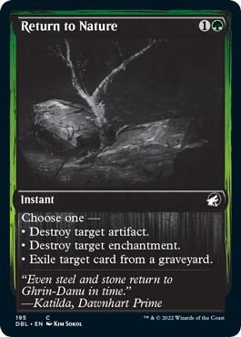 Return to Nature (195) [Innistrad: Double Feature]