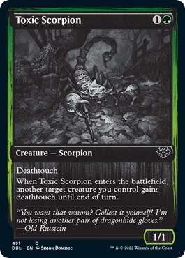 Toxic Scorpion (491) [Innistrad: Double Feature]