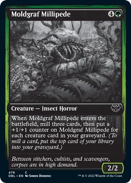 Moldgraf Millipede (476) [Innistrad: Double Feature]