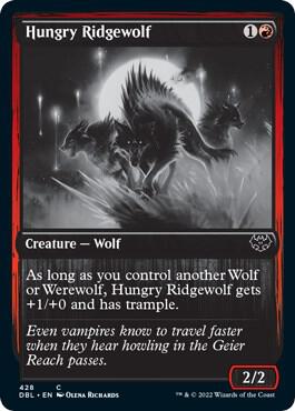 Hungry Ridgewolf (428) [Innistrad: Double Feature]