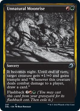 Unnatural Moonrise (247) [Innistrad: Double Feature]