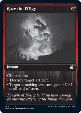 Raze the Effigy (156) [Innistrad: Double Feature]