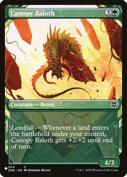 Canopy Baloth (ZNR-304) [The List]