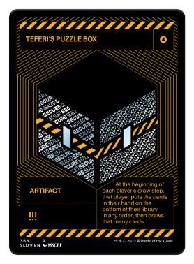 Teferi's Puzzle Box (Silver Laminate) (368) [Secret Lair Drop]