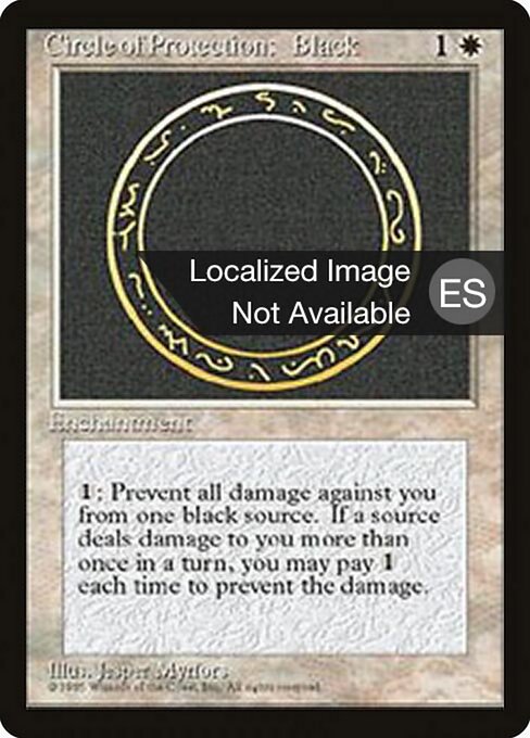 Circle of Protection: Black (14) [Fourth Edition Foreign Black Border]