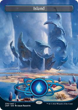 Island (236) (Borderless) [Unfinity] [Borderless]