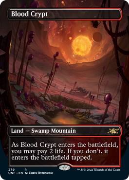 Blood Crypt (Borderless) (279) [Unfinity] [Borderless]