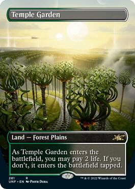Temple Garden (Borderless) (281) [Unfinity] [Borderless]