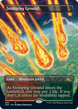 Stomping Ground (Borderless) (280) [Unfinity] [Borderless]